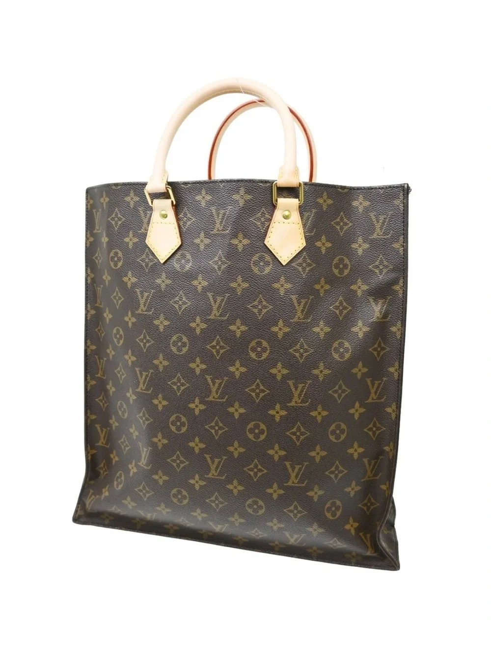 Authentic Louis Vuitton Shopping Sac plat discontinued bag